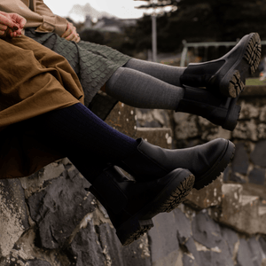 Merino Wool Knee High Socks | WOMAN | Essential | Navy