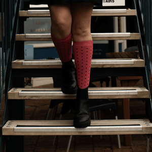 Merino Wool Knee High Socks | WOMAN | Watermelon