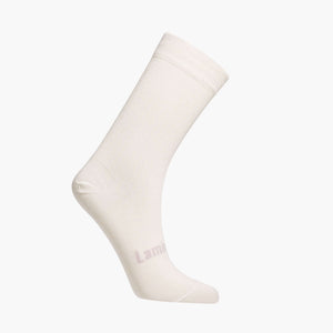 Merino Wool Crew Socks in Natural color, featuring soft ribbed design for women, from the Essential collection.