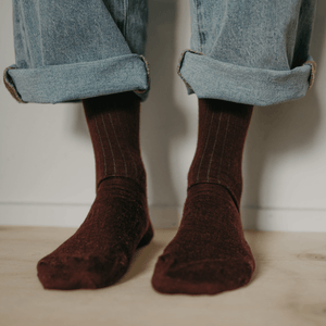 Merino Wool Crew Socks | WOMAN | Fig