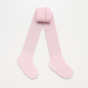 Merino Wool Cable Tights | BABY + CHILD | Cherry Blossom