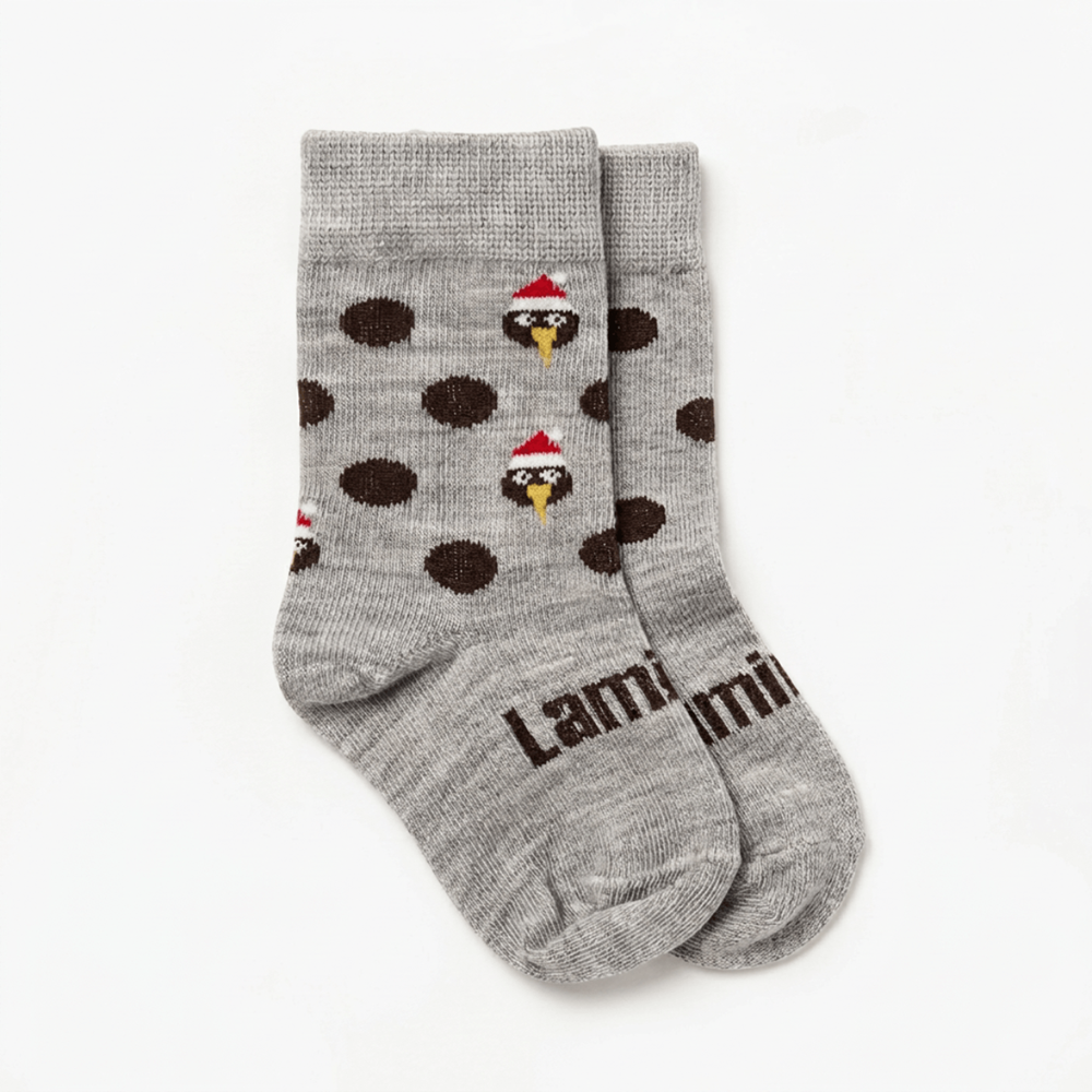 Merino Wool Crew Socks | BABY | Christmas Kiwi