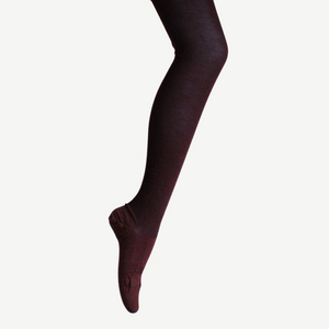 Merino Wool Womans Tights Maroon NZ