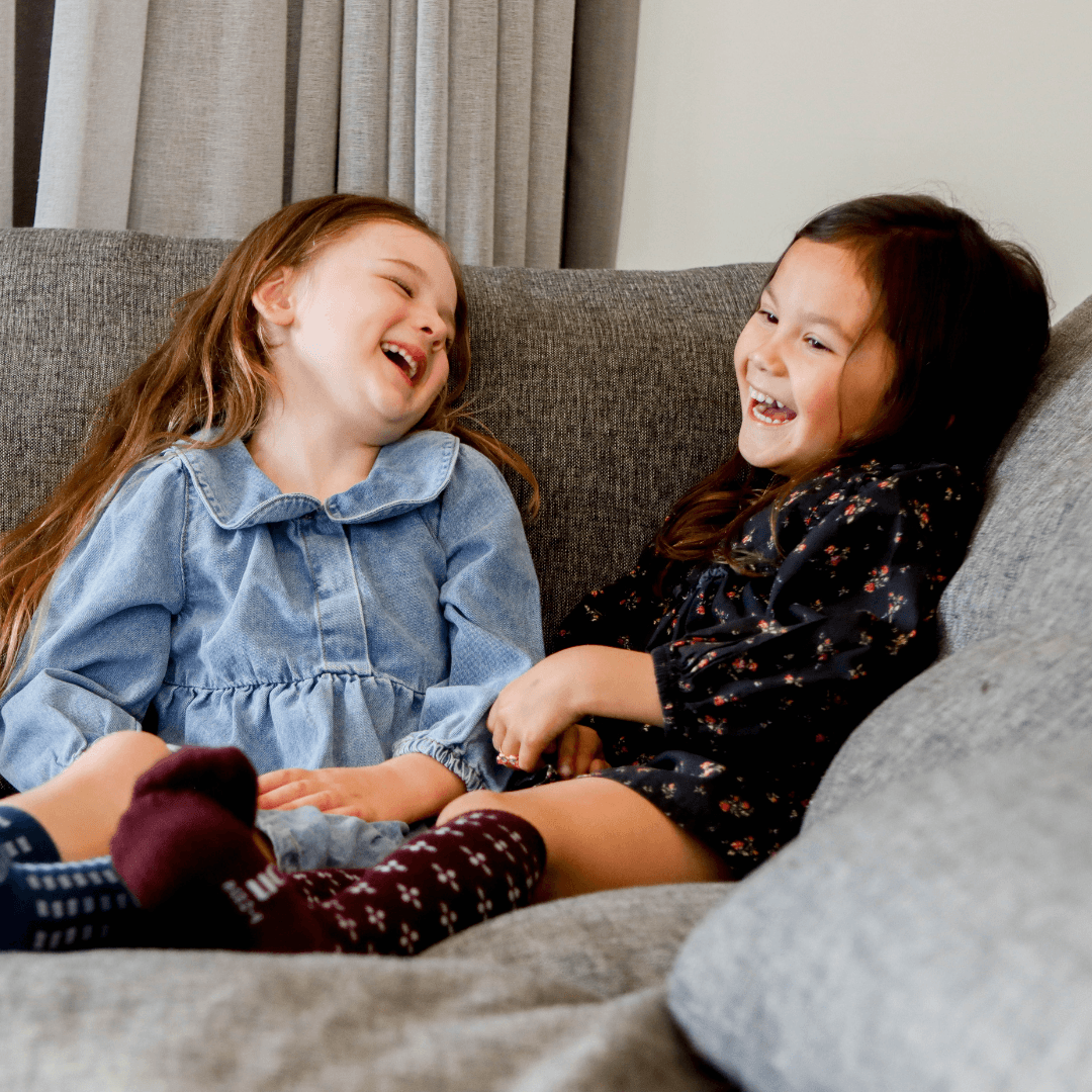 Merino Wool Knee High Socks for child in rich fig base with lilac cross pattern, ideal for warmth and comfort.
