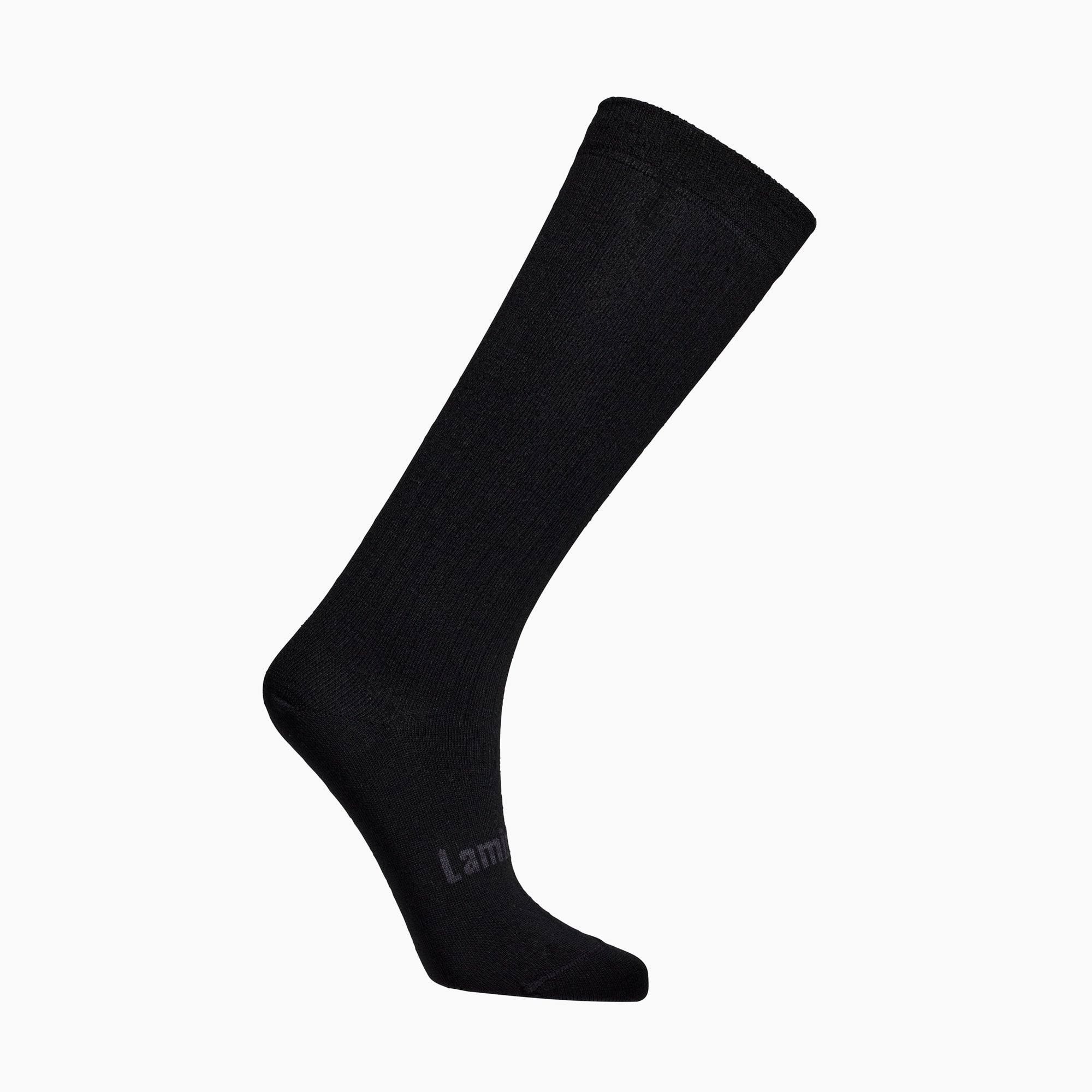 Black merino wool Knee-high socks child by Lamington NZ