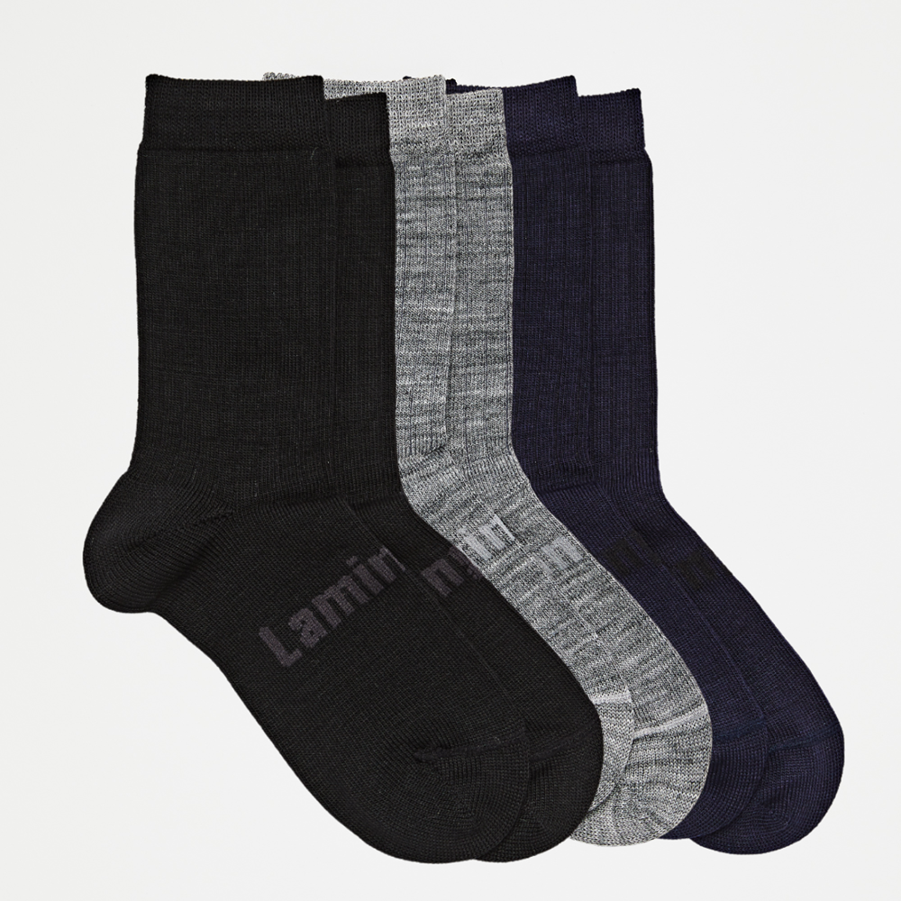 Merino Wool Crew Socks | CHILD | Essential | Trio