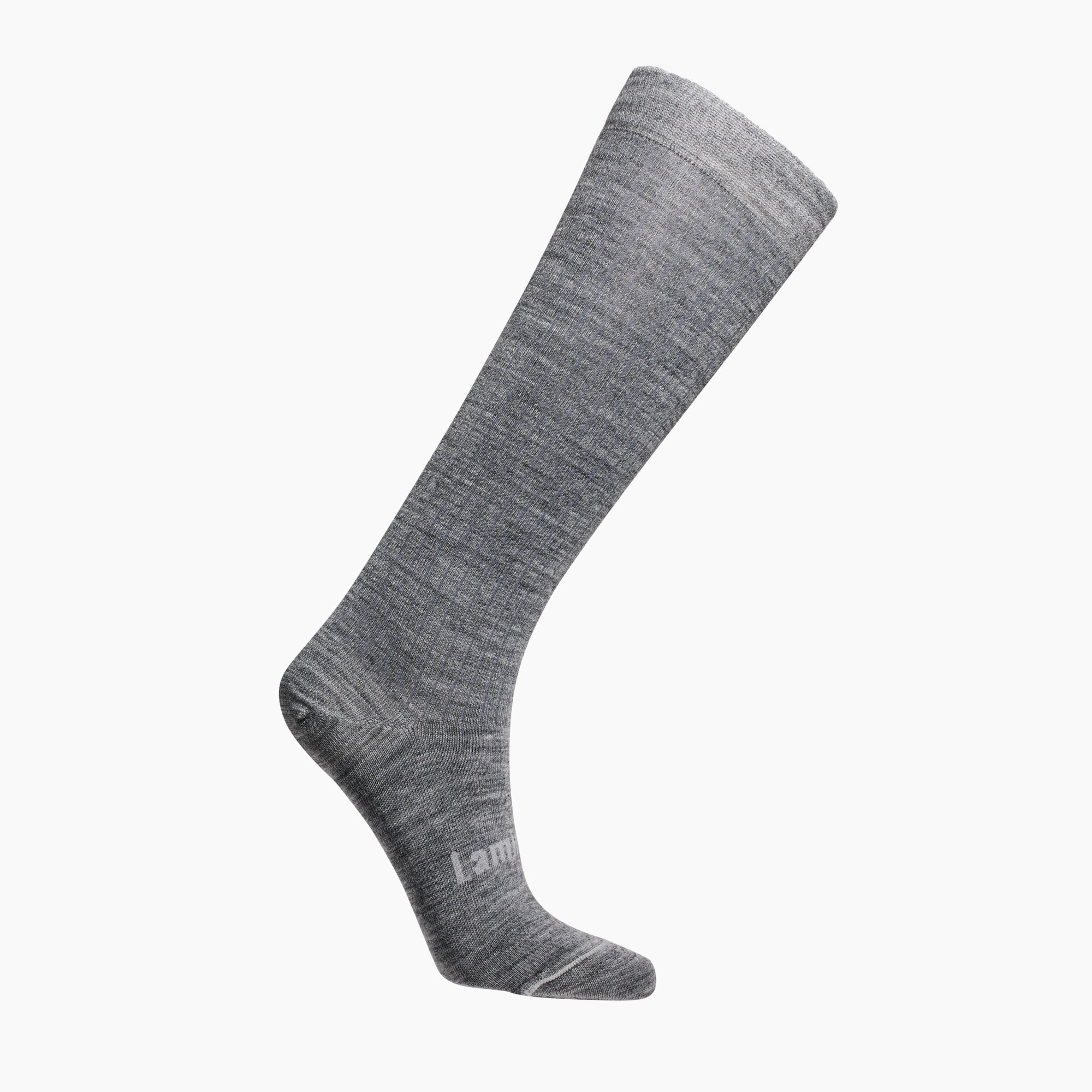 Merino Wool child Knee-high socks grey by Lamington NZ