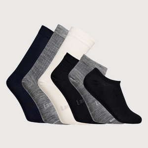 pack of 7 pairs of plain merino wool socks for woman nz